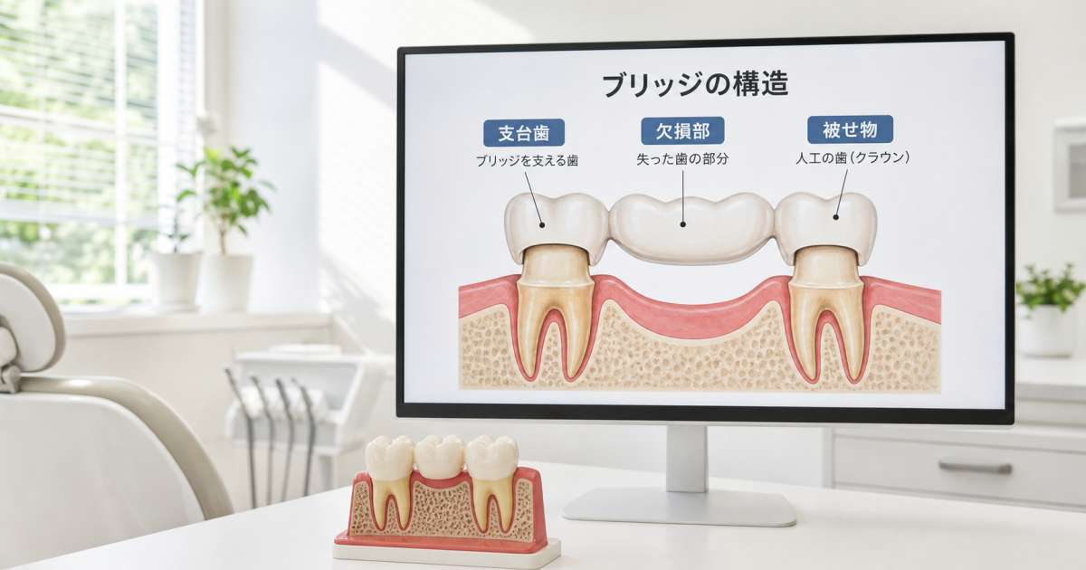 ブリッジで健康な歯を削ると何が起きるのか｜見落としがちな長期リスク