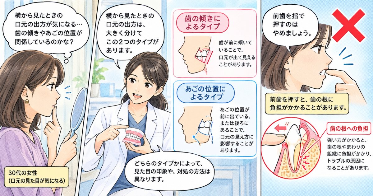 大人の出っ歯は矯正でどう引っ込む?歯性と骨格性の違いと変化の目安